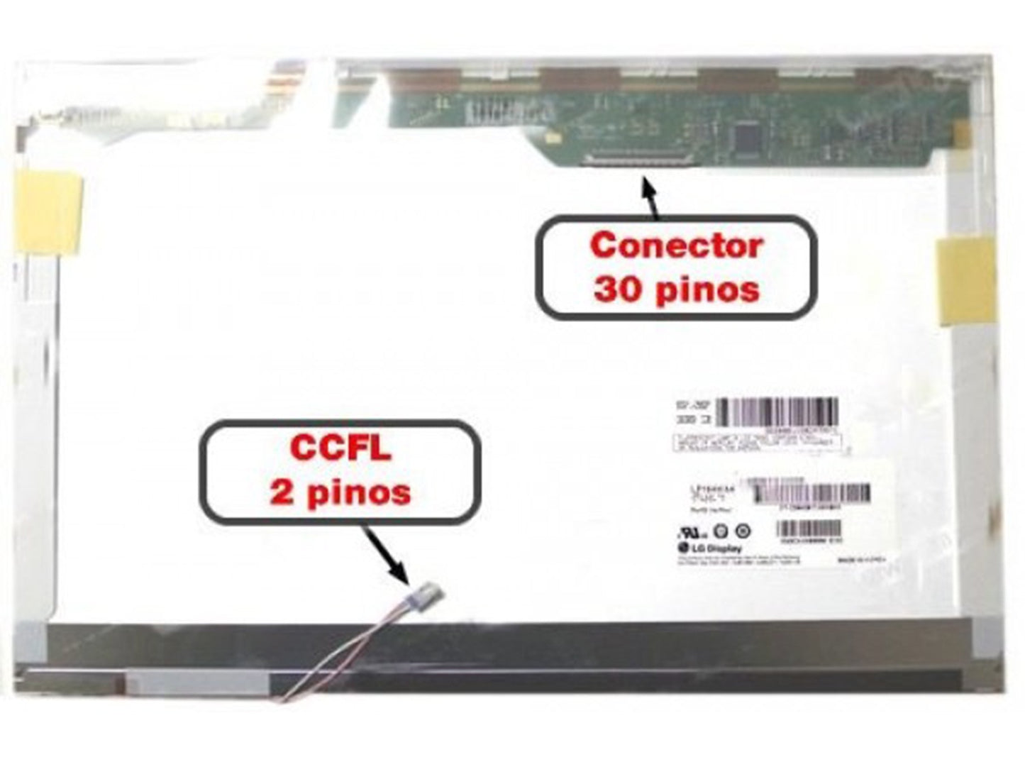 Tela 15.4" LCD Para Notebook Turbox Iron Vn 954608 Confira!
