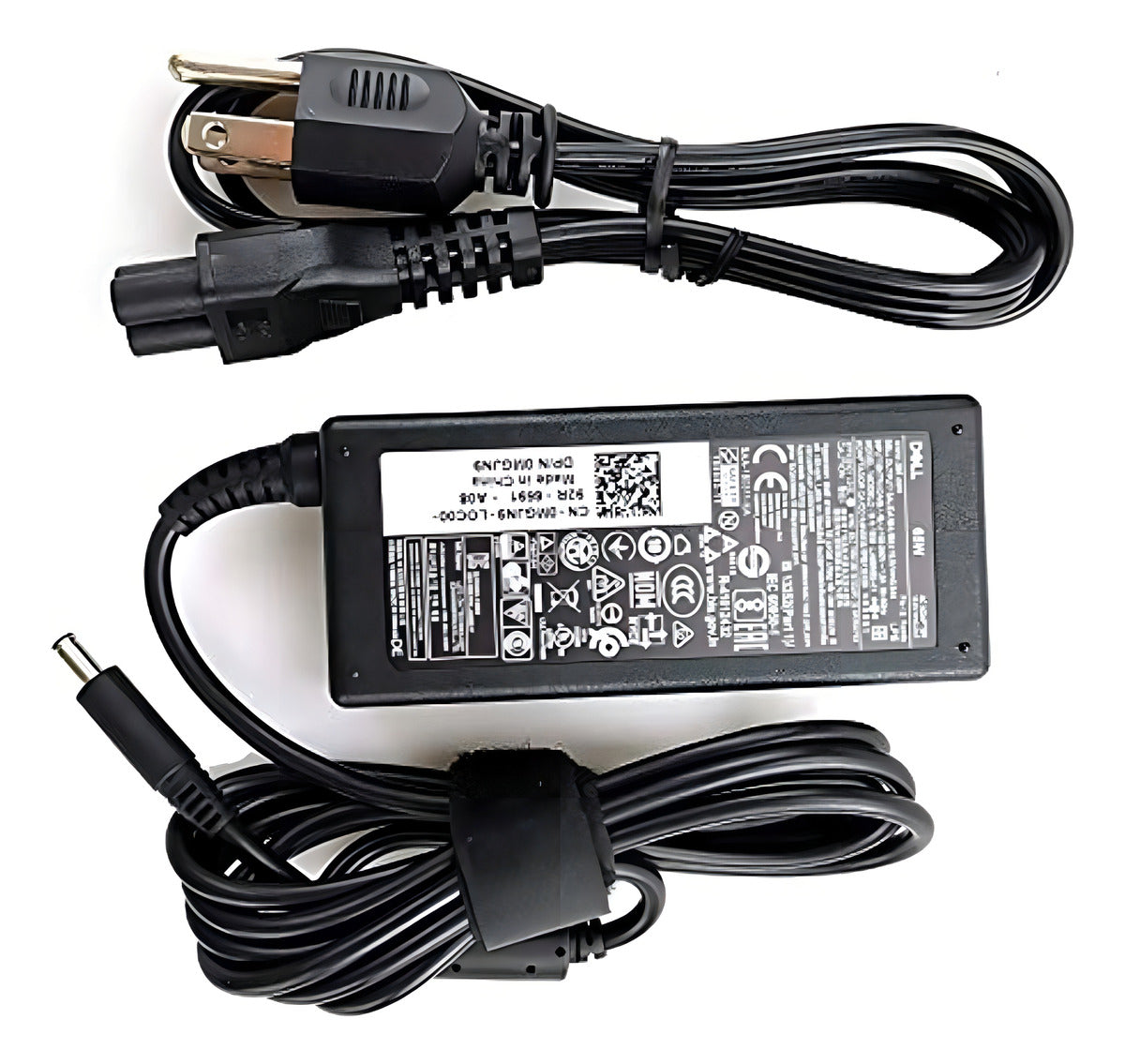 Fonte para Notebook Dell 19.5V 65W, Conector 4.5x3.0mm, Compatível com Dell Inspiron 11/13/14/15, XPS 13, Latitude 13/14, Vostro 14/15 45w
