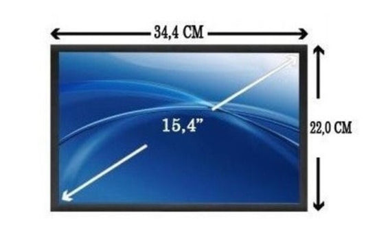 Tela 15.4" LCD Para Notebook Toshiba V000100980 Pronta Entrega!