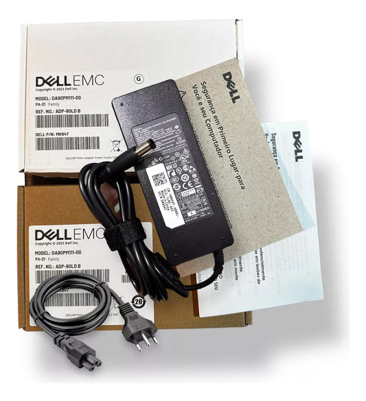 Fonte Carregador Notebook Dell 19,5v 4,62a 90w Plug Grosso 7.4mmx5.0mm