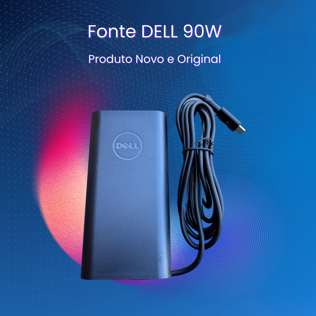 Fonte Carregador P Dell Usb-c 90w 20v 4,5a Latitude Tipo C