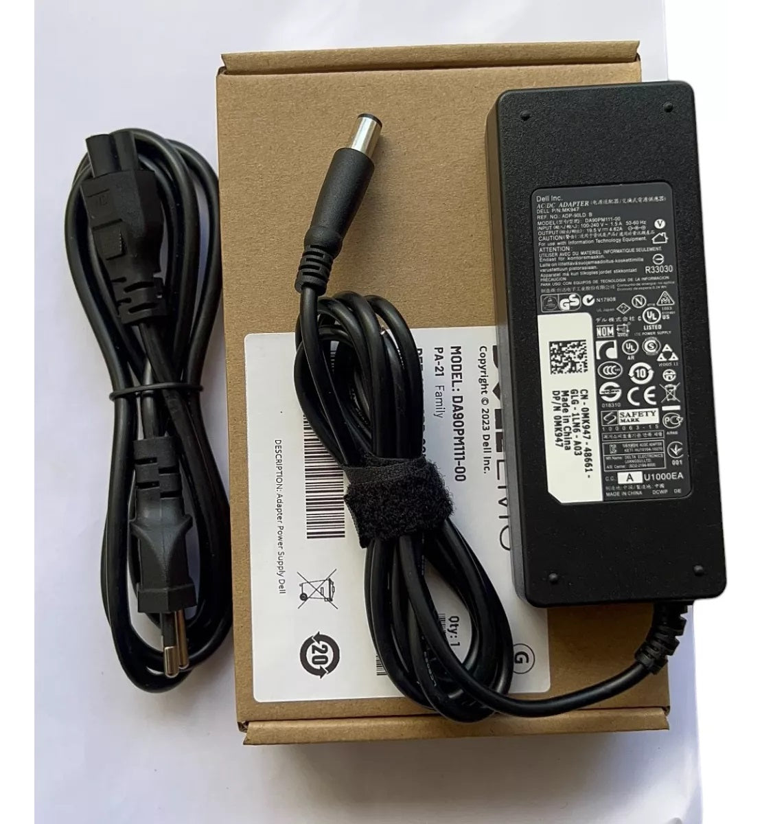 Fonte Carregador Compatível com Dell Inspiron Plug 4.5 X 3.0mm 65w LA65NS2-01 Inspiron 14 5000 (5458) etc.