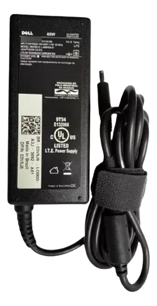 Fonte Carregador Notebook Dell 65w 19.5v 3.34a Original