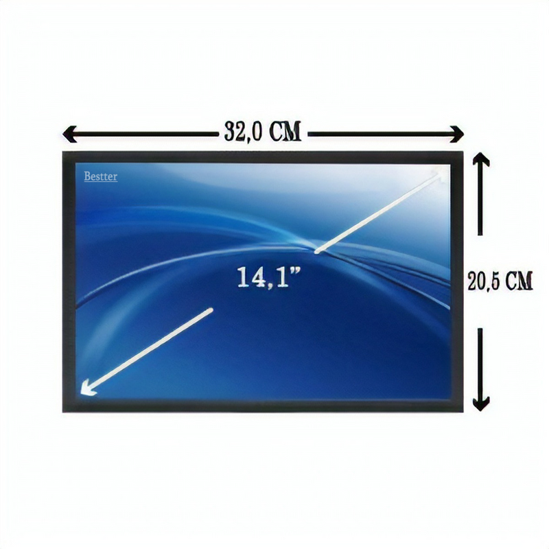 Tela 14.1" Lcd Para Notebook MindTech M141NWW1-101